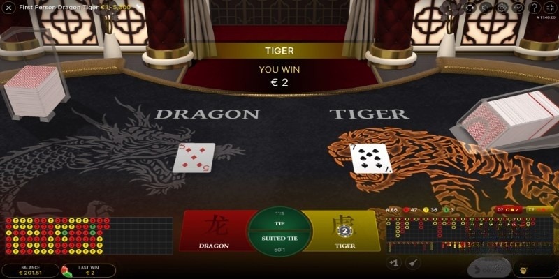 Chiến thuật cược trò chơi Dragon Tiger